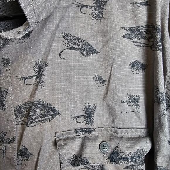 Croft & Barrow‎ Shirt Men's 2XL Gray Quick Dry Outdoor Vented - Picture 3 of 8